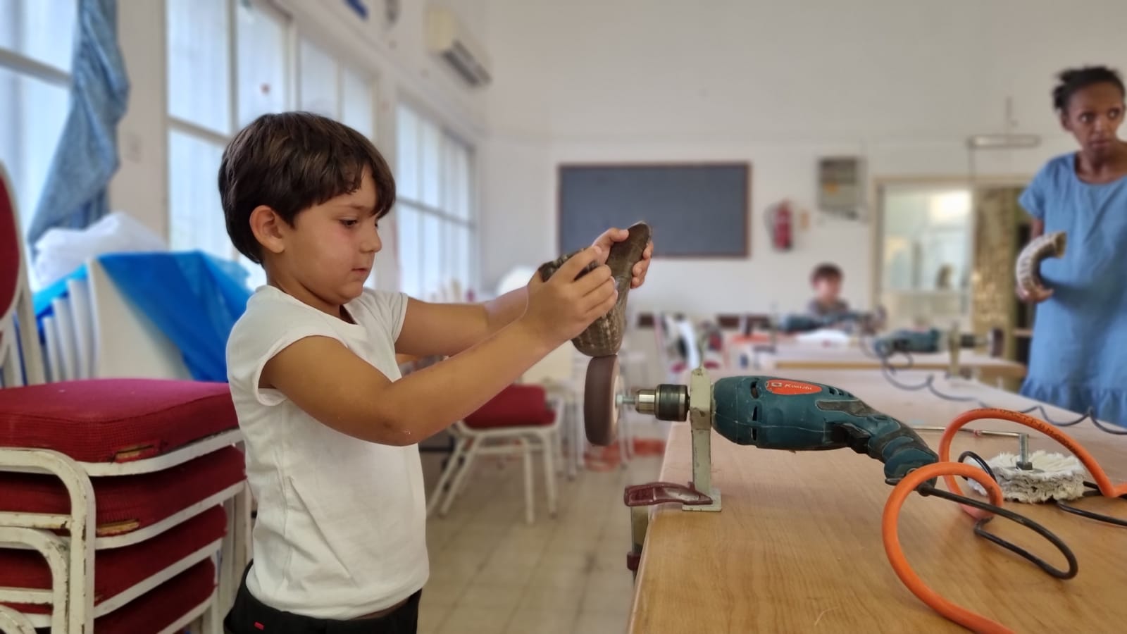 הכנת שופר לילדים